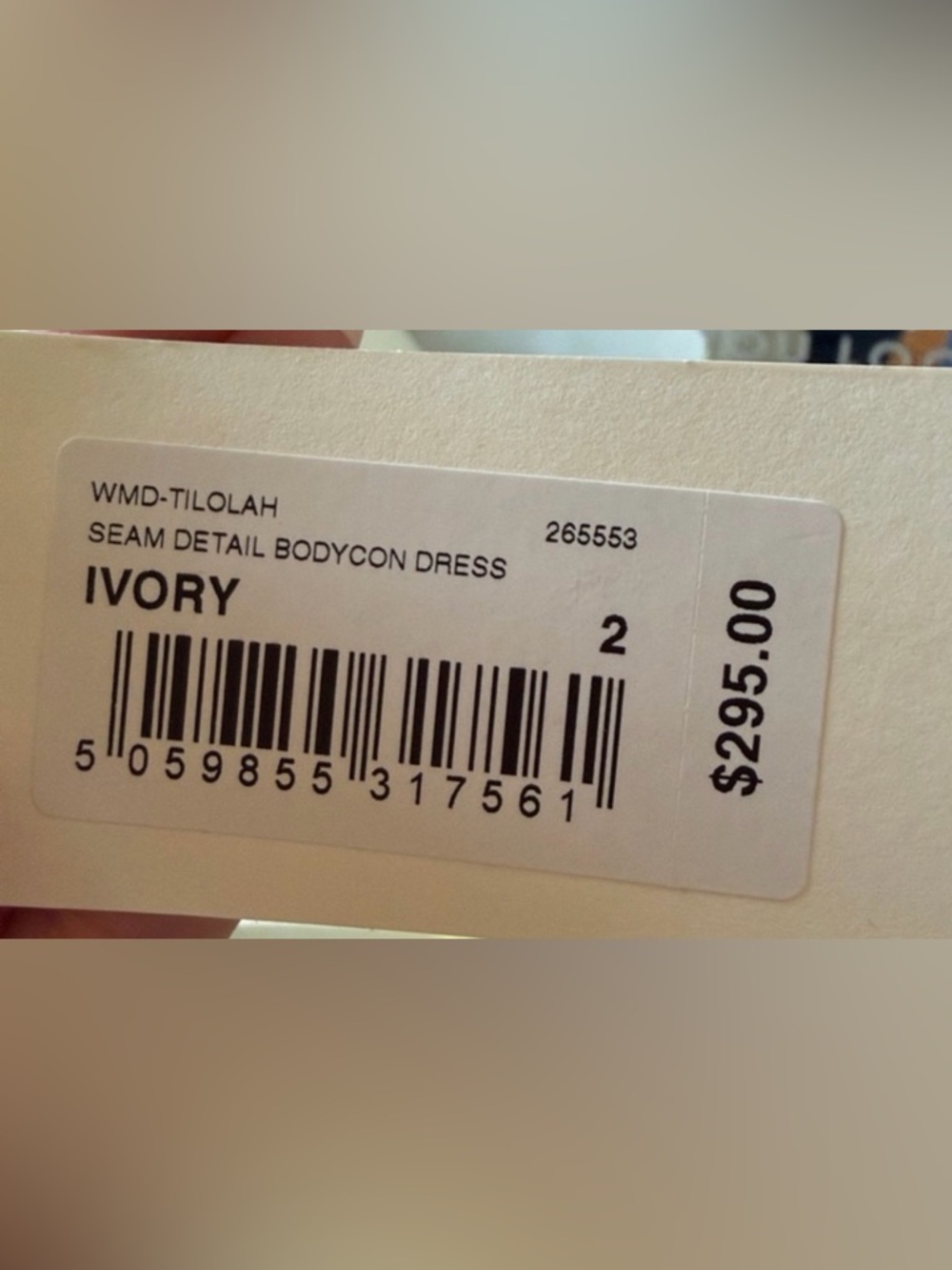 NWT: Ted Baker White Sleeveless Sheath Dress - Picture 6 of 6